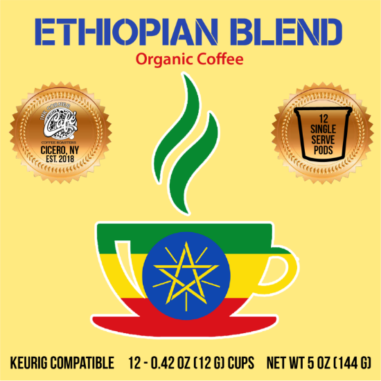 Picture of 24 K-cups Ethiopian Blend Organic Coffee