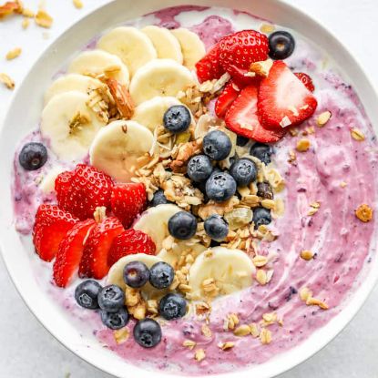 Picture of Mixed Berry Banana Bowl