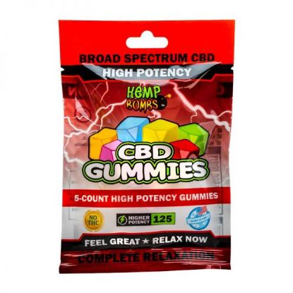 Picture of High Potency CBD Gummies 5-Count