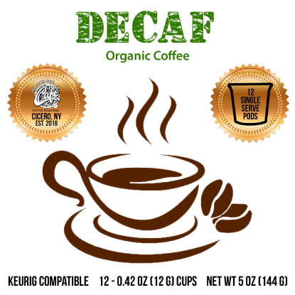 Picture of 24 K-cups Decaf Organic Coffee